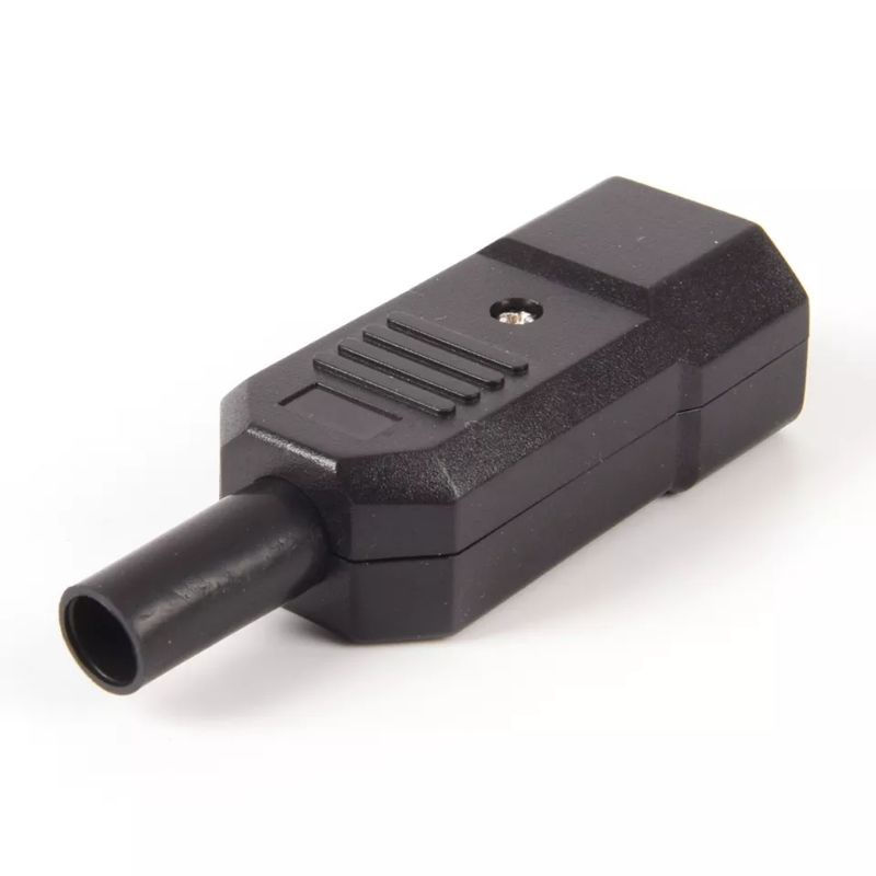 Konektor Steker Kabel AC IEC C14 Male Plug Adapter 3 Pin