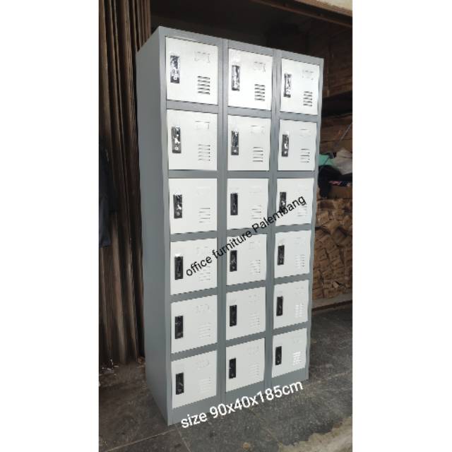 Locker File Cabinet Lemari Besi Lc 18p Bt Shopee Indonesia