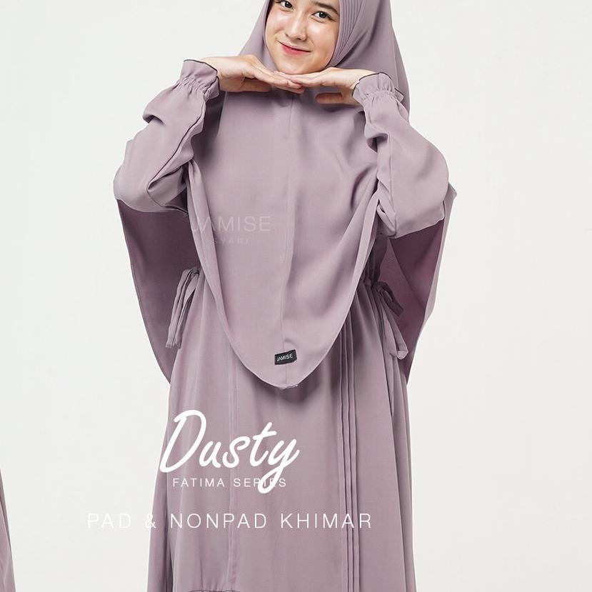 Flash Sale|SQ31|Jamise I Fatima Series I Gamis Set - Dusty