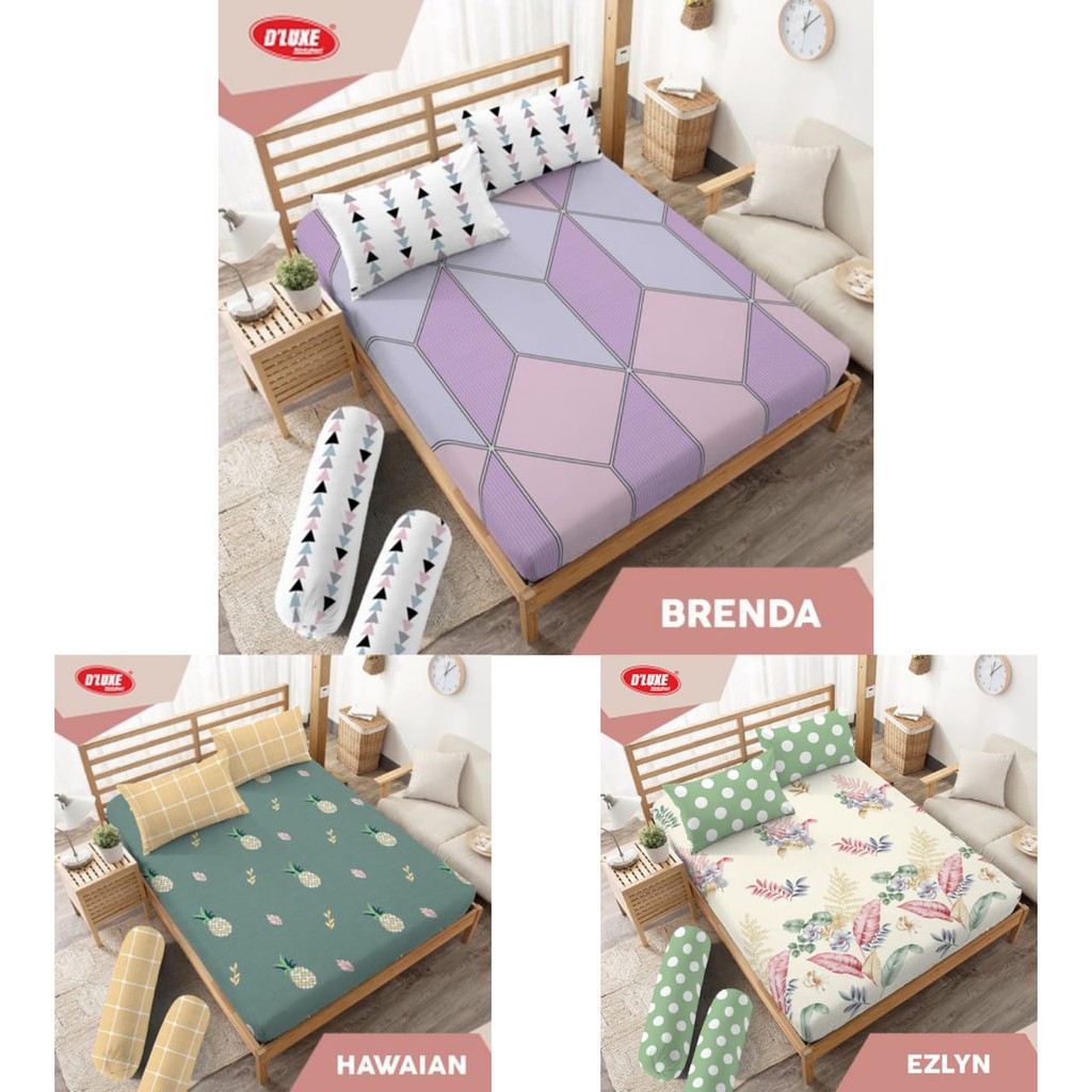 Kintakun Sprei Dluxe Microfiber (5in1) 20 cm Motif lucu terbaru kekinian ukuran 160x200 promo murah