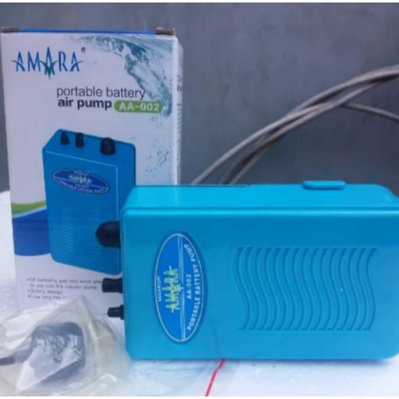 Mesin Aerator Airpump Aquarium Baterai Battery Portable AMARA
