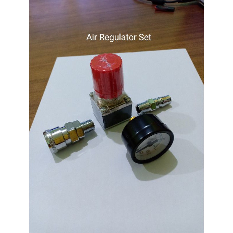 Regulator kompresor dgn meteran dan coupler set