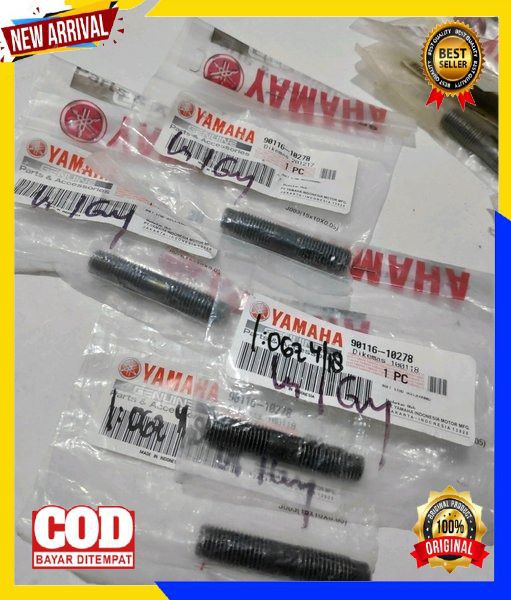 bayar di tempat Baut tanam krengkes block cylinder bagian bawah sparepart yamaha original ygp