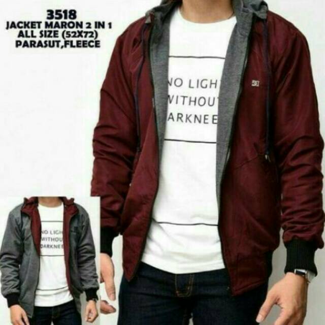 Jaket Parka Bolak Balik DC