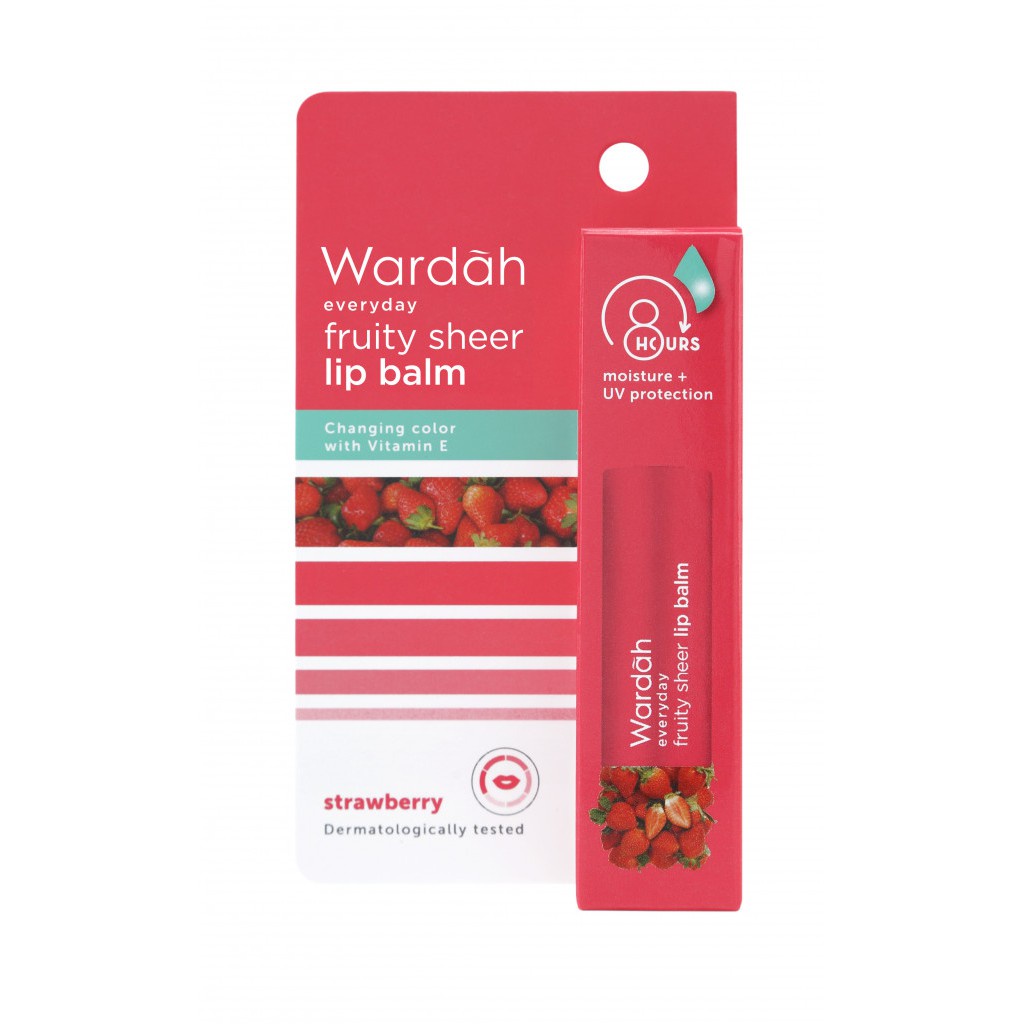Wardah Everyday Fruity Sheer Lip Balm | Pelembab Bibir