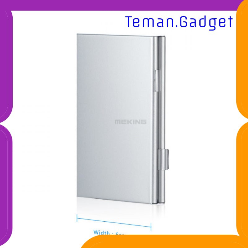 TG-FS115 Metal 18 in 1 Aluminium 16 Micro SD + 2 SD Card Storage Box - JJC