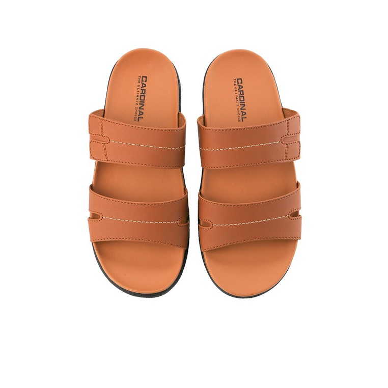 SANDAL SLIDE PRIA CARDINAL ORIGINAL CASUAL TERBARU COKLAT CA16