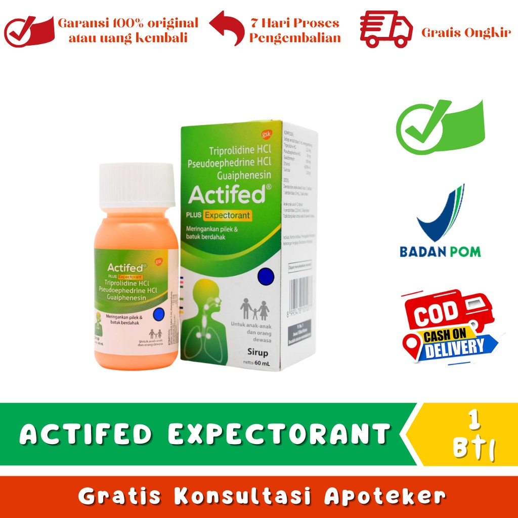 ACTIFED EXPECTORANT / ACTIFED HIJAU