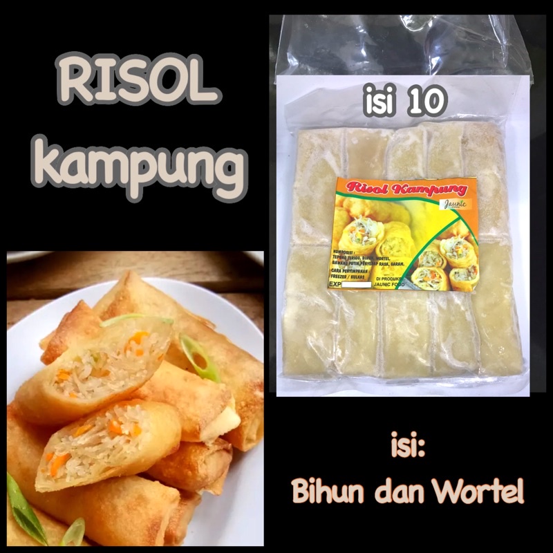 Risol Kampung isi Bihun Wortel