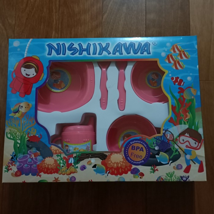 Feeding Set Baby / Tempat Makan Bayi Nishikawa Uk. Sedang / Medium