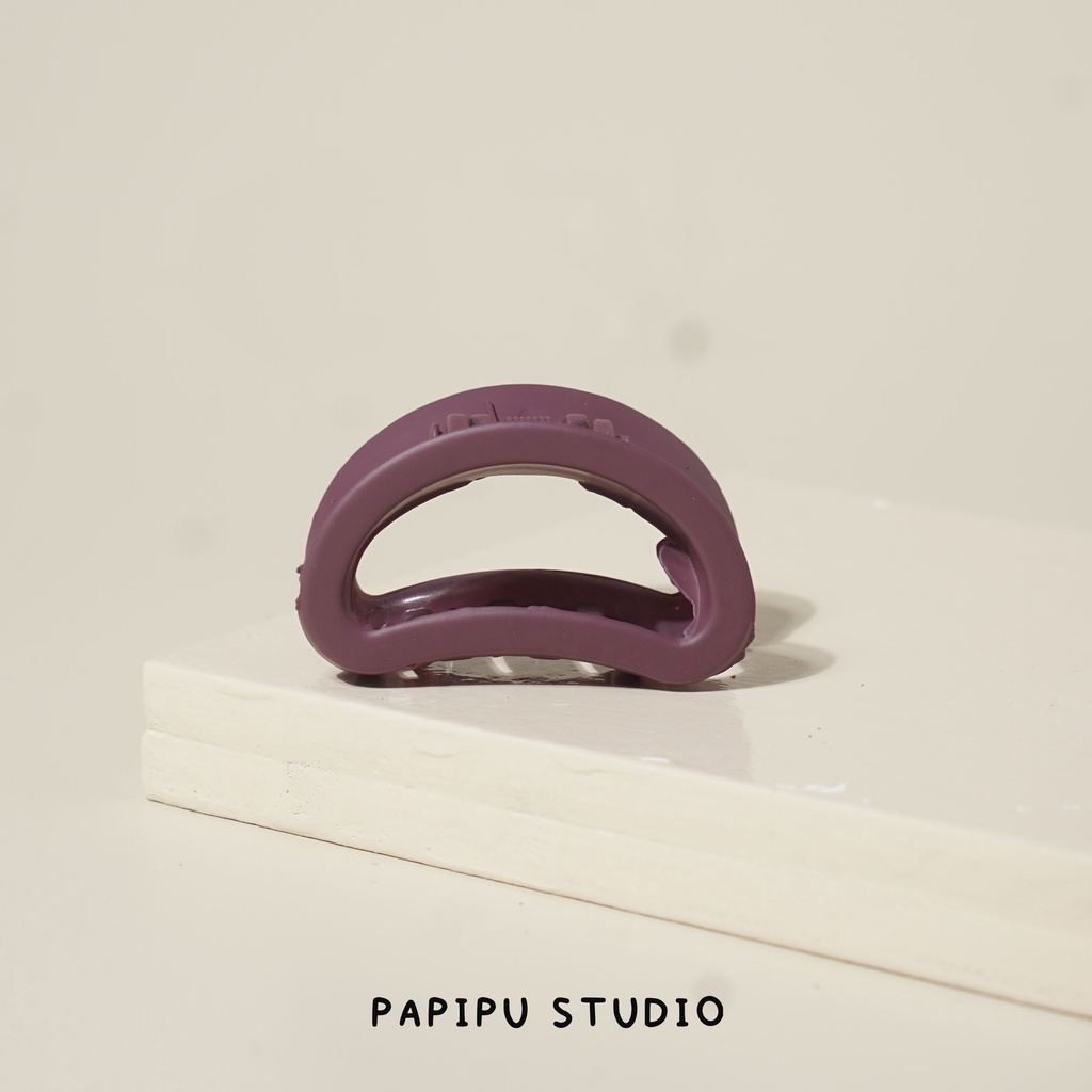 Papipu studio - Jepit rambut claw clip import Smile