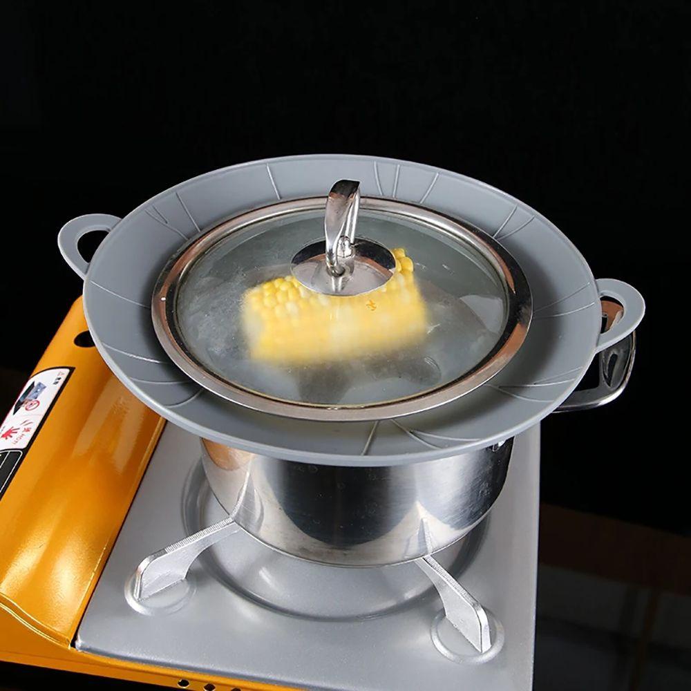 Solighter Tutup Silikon Cookware Utensil Kitchen Gadgers Anti Luber