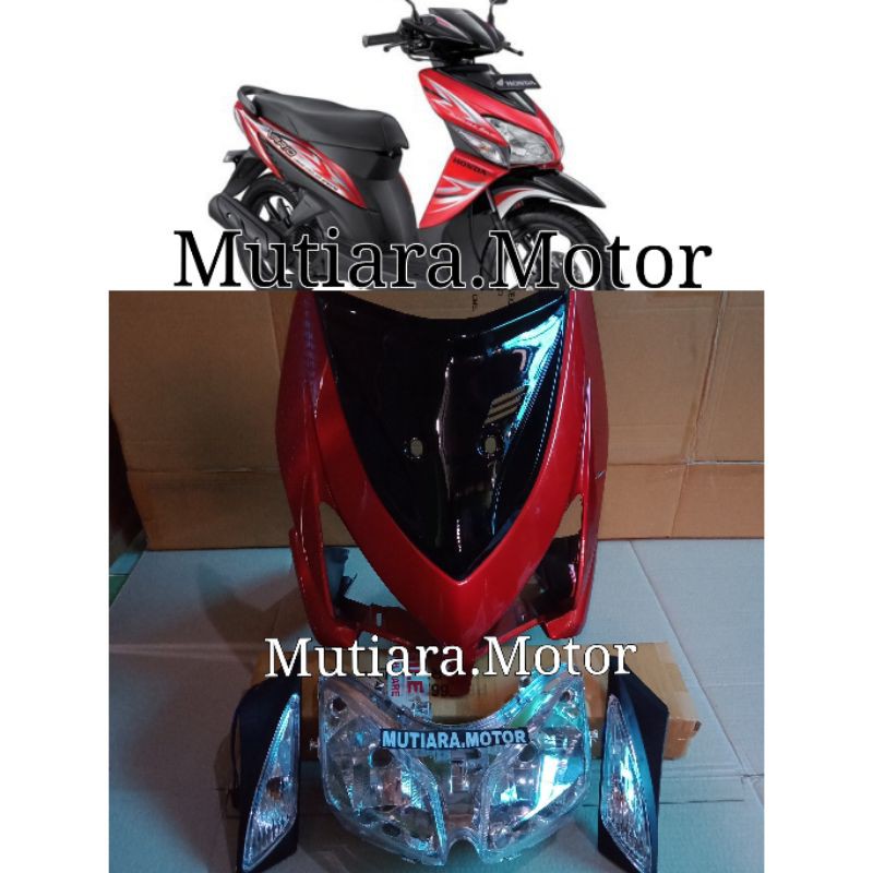 Body Depan Tameng Plus Lampu Vario 110 Karbu