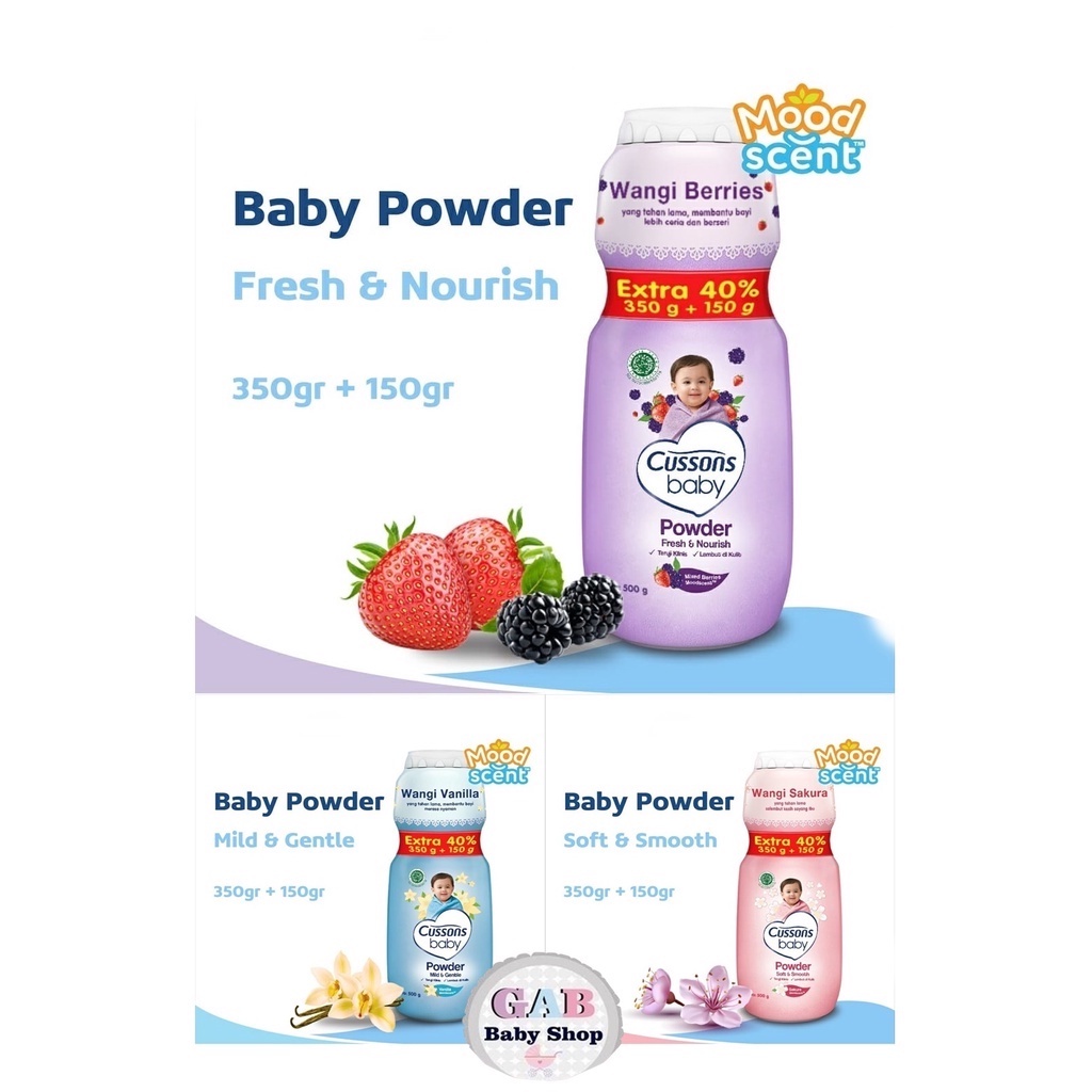 Cussons Baby Powder Bedak Tabur Bayi