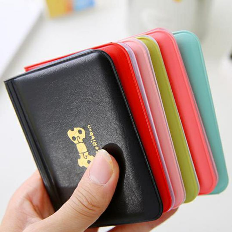 ~ PIYOSHI08 ~ Dompet Kartu Pita Cute Ribbon Warna Warni Mini Korea Wanita ATM Card Wallet 12 Lembar AF146