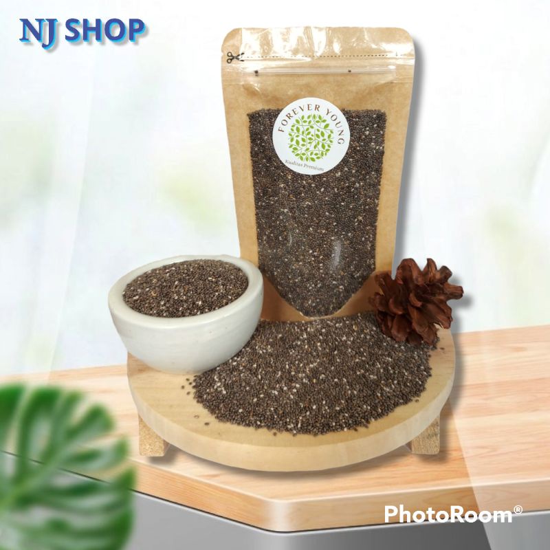 

[Healthy Food] - NATURAL BLACK CHIA SEED MEKSIKO ORGANIK PREMIUM QUALITY