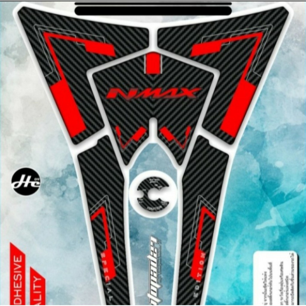 Stiker sticker tankpad deckpad carbon premium nmax 2015-2019 bahan resin original