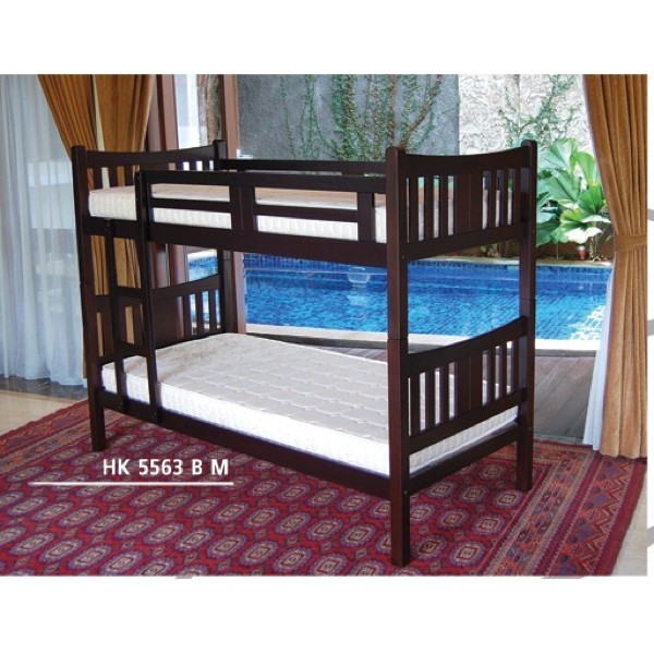 Ranjang Susun Kayu / Ranjang Anak / Kasur Anak / Double Decker 5563