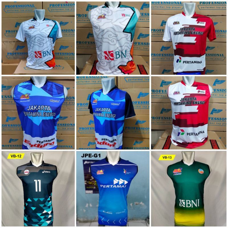 COD baju volly printing / baju volly proliga / baju volly printing BNI
