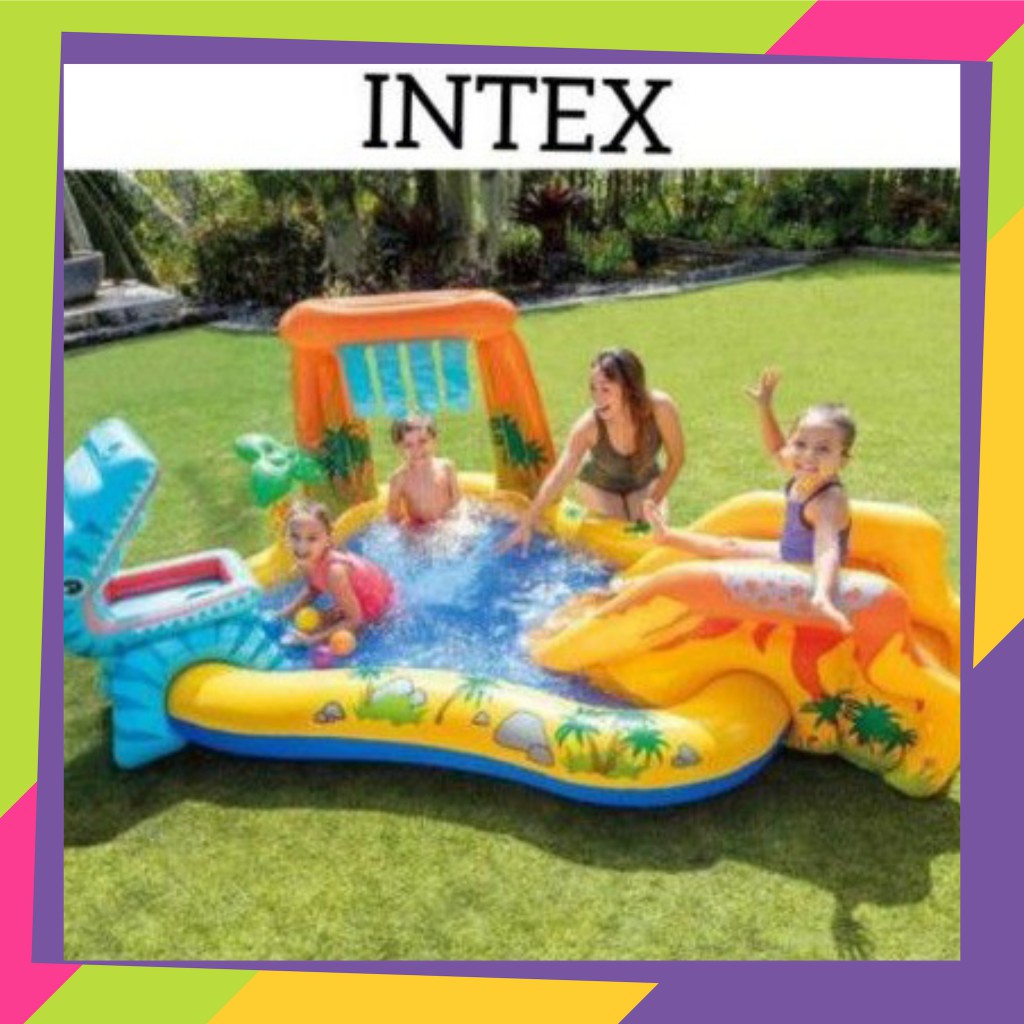 1237D1 / Kolam renang INTEX 57444 / Dinosaurus play center