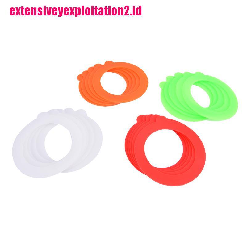&lt; E2id &amp; &gt; 5Pcs / Set Gasket Pengganti Bahan Silikon Food Grade Anti Bocor