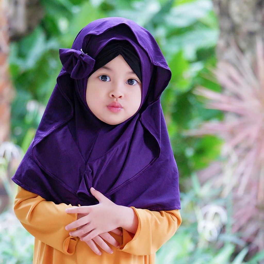 Hijab Anak TK/ Jilbab Cantik HOODIE