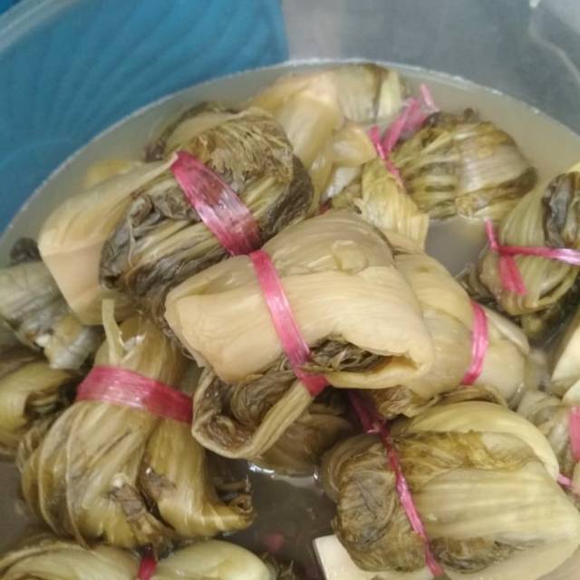 

Sawi asinan ikat