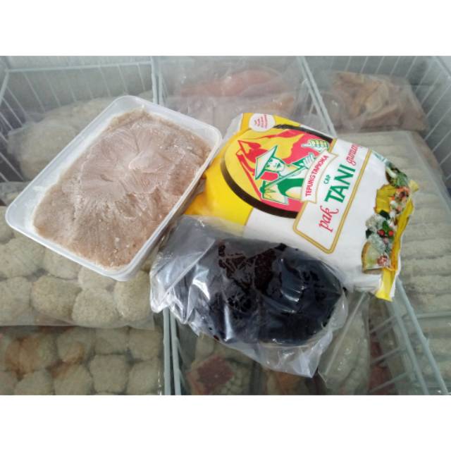 

Paket Bahan Pempek kemasan @ 500 gram | Paket Bahan Pempek kemasan @ 1 kg