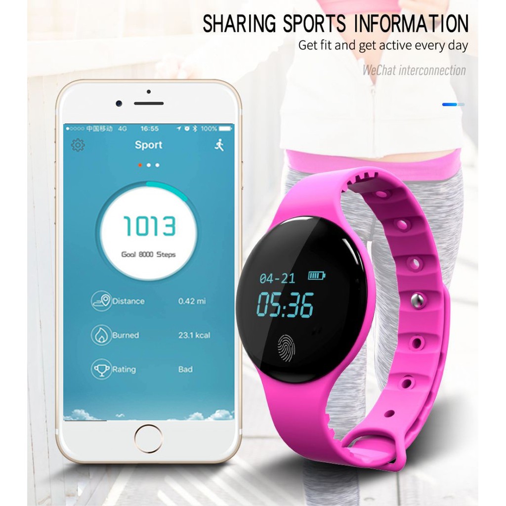 Bracelet TLW08 Flagfit smart Watch wrist band Tracker BT 4.0 Sport health bracelet Pedometer