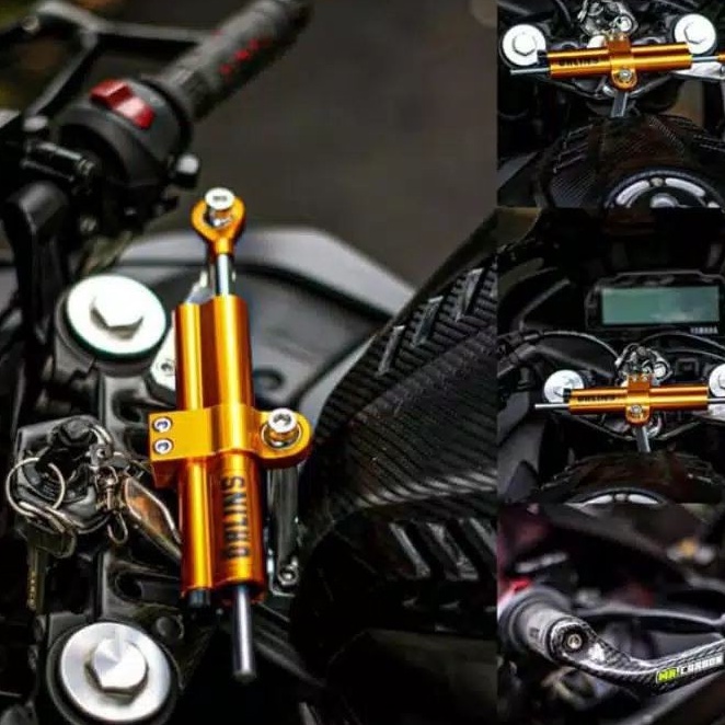 stalling dumper r15 stabiliser shock stabiliser ohlins universal stabiliser stang R15 vixion ninja DLL UNIVERSAL