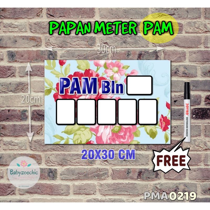 

Zoe Papan Meter Listrik PLN PAM motif Unik - Shabby 19