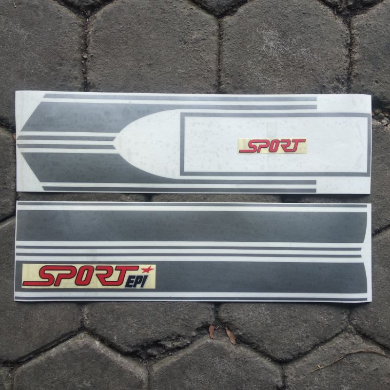 VESPA STIKER PX SPORT SILVER SET