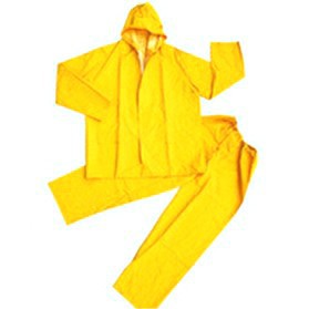 Jas Hujan Plastic PVC - Size XL - Yellow