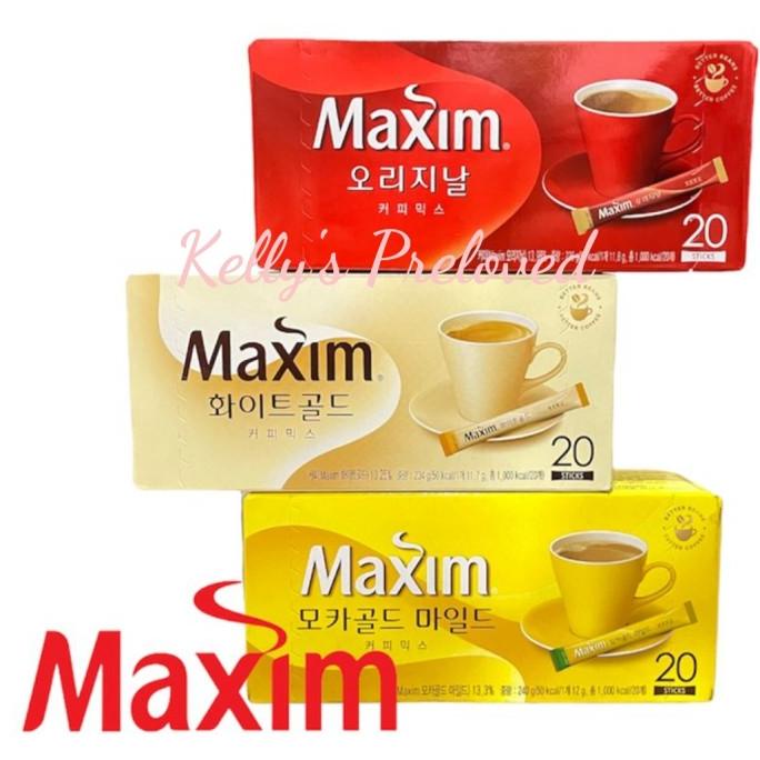 

MAXIM COFFEE 240 gr | MOCHA GOLD | WHITE GOLD | ORIGINAL KOPI KOREA