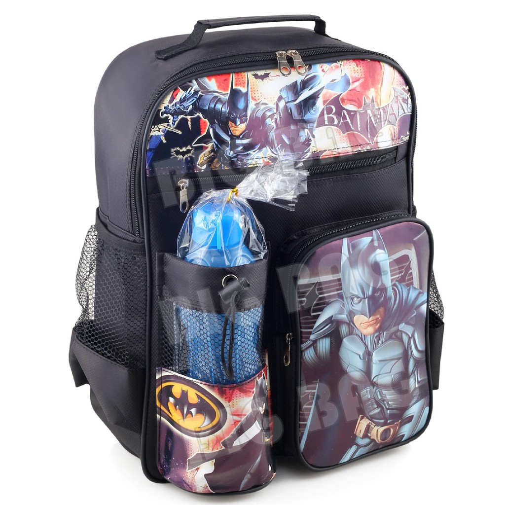 Tas Ransel Anak Laki Laki Karakter - Batman Great Battle.RTM + FREE Botol Minum