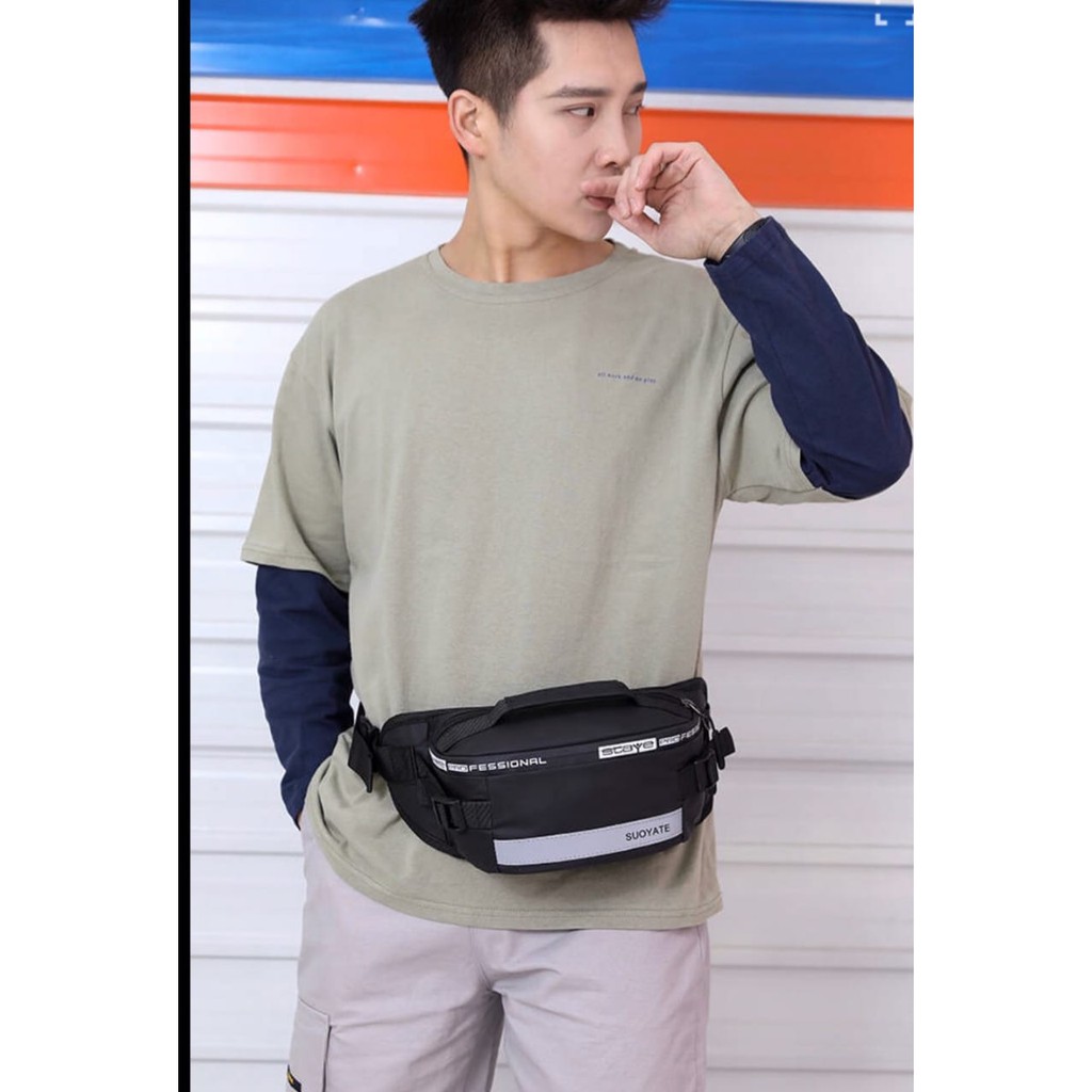 WAISTBAG PRIA/WANITA IMPORT TAS PINGGANG  / TAS SELEMPANG PRIA