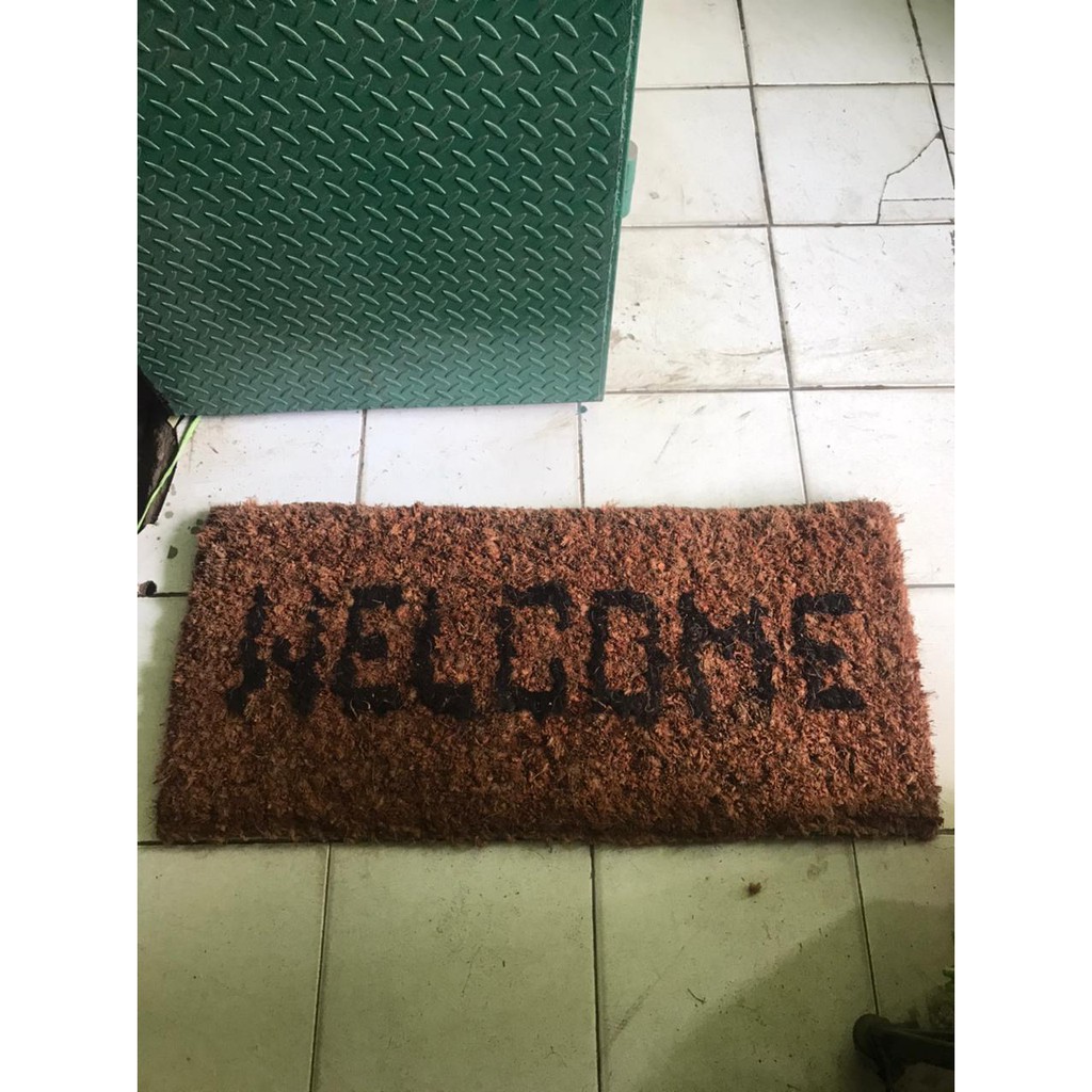 Keset kaki outdoor - Keset Welcome sabut Jumbo Tebal