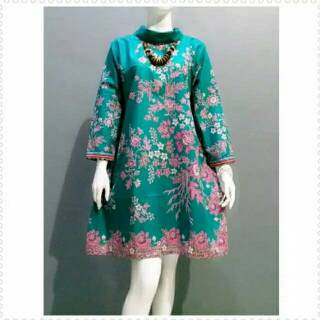  Tunik  batik ld 130 super jumbo  Baju  hamil batik jumbo  