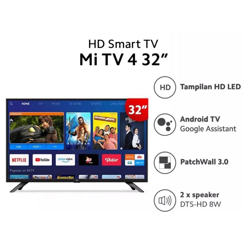 MI TV 4 32 INC - Smart TV Xiaomi Garansi Resmi