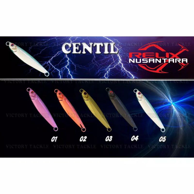 Metal Jig Centil 20 Gram Relix Nusantara