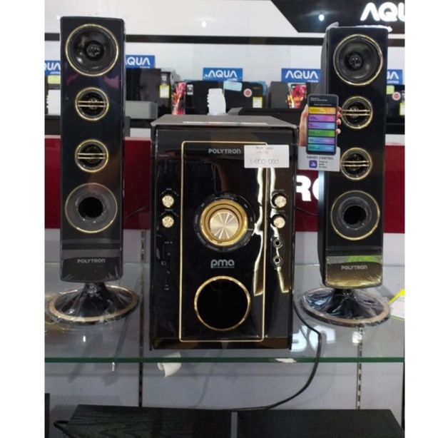 Polytron Speaker PMA 9506 WARNA BLACK GOLD Bluetooth Non Radio