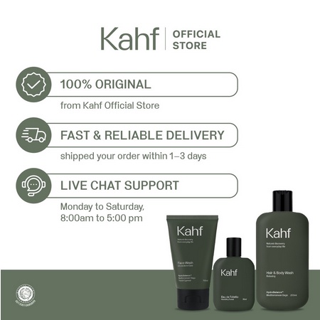 [ GROSIR ] Kahf Skin Energizing and Brightening Face Wash 100 ml Sabun Pria