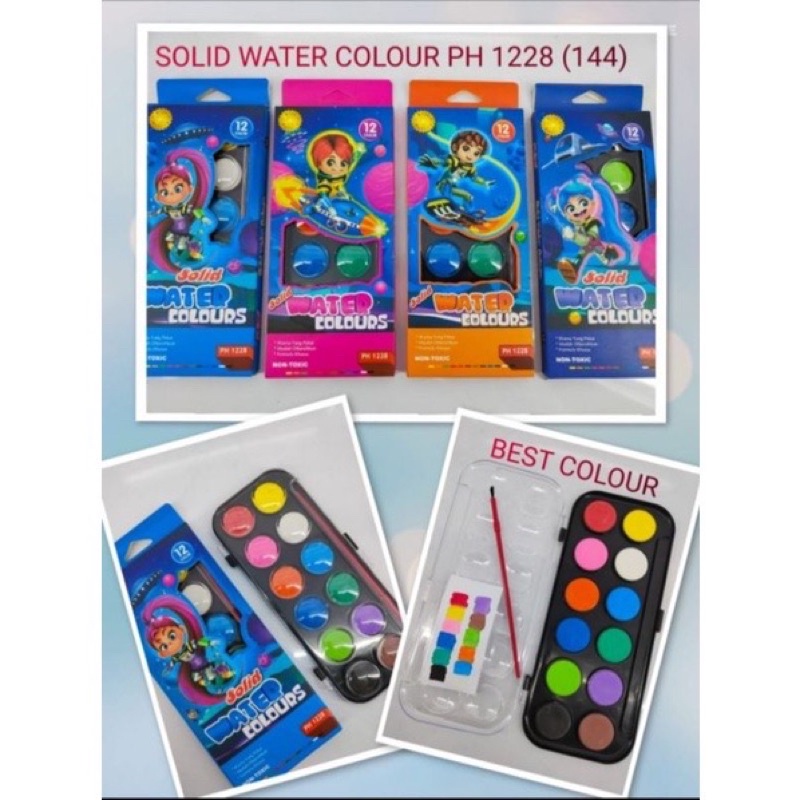 

Philos Cat Air Padat Solid Water Colour 12 warna