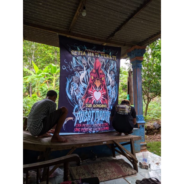 CUSTOM BENDERA BESAR MURAH PSHT UKURAN 150x200 // JASA PEMBUATAN BENDERA MURAH