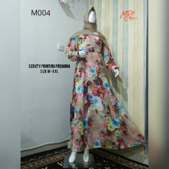 Gamis ceruty printing