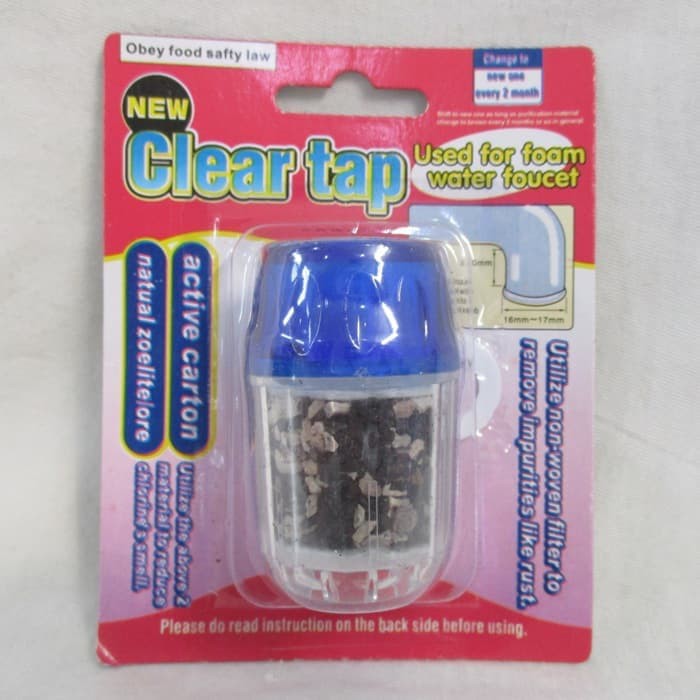 Saringan Kran Air Water Filter CLEAR TAP With Active Carbon