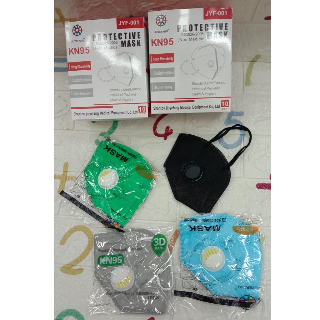 Masker KN95 Filter Respirator Warna / Masker KN95 Respirator Filter