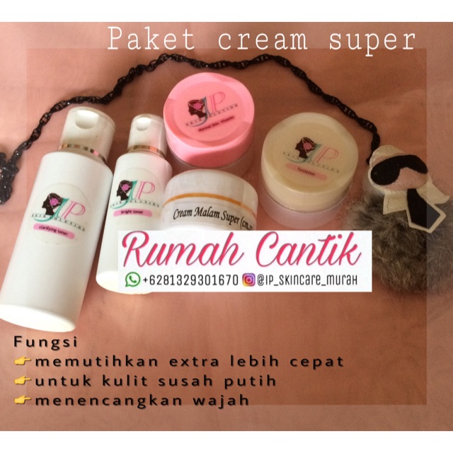 Paket super IP / pake cream malam super no bpom IP