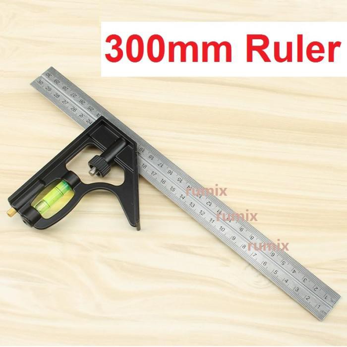 

Penggaris Siku L Waterpass Kombinasi Square Ruler Sudut Presisi Air