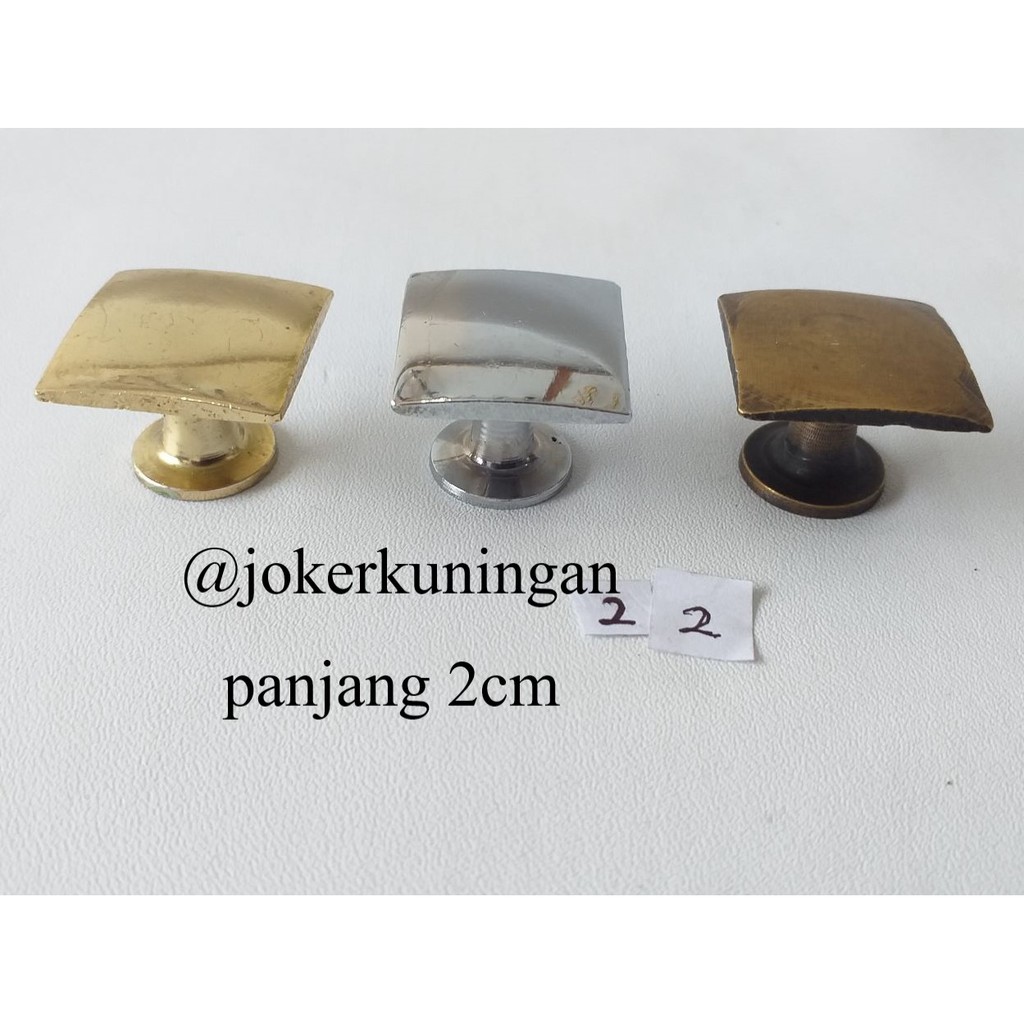 Tarikan laci tarikan lemari knop laci pintu kuningan LR22